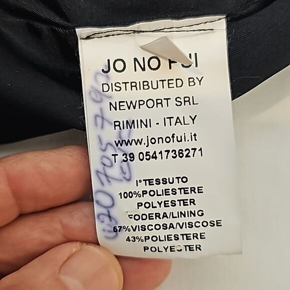 - JO NO FUI short Sleeve Black  Dress Women's ’s 44 - Picture 12 of 16